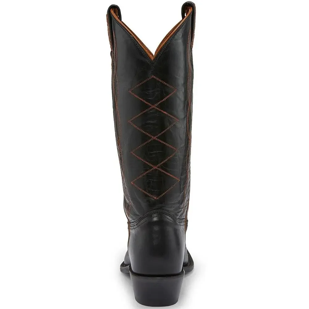 NEW Tony Lama Emilia Black Western Boot Snip Toe Leather‎ Cowgirl Cowboy Classic